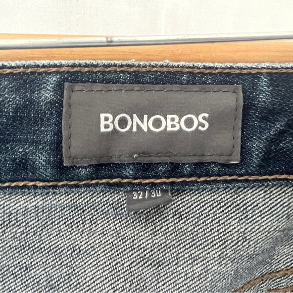 Bonobos Blue Jean stretch medium wash size 32 x 30 slim tailored fit - Picture 4 of 8